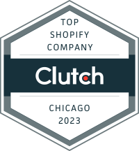 top shopify company on clutch.co 2023